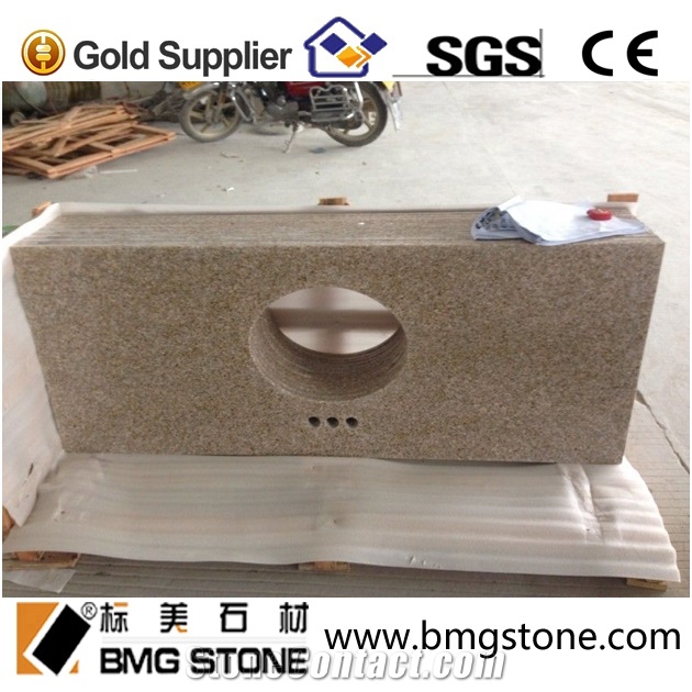 Custom China Beige Granite G682 Vanity Tops
