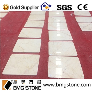Natural Beige Marble Square Counterops Table Tops