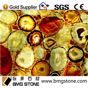Red Agate Slabs for Countertops, Bar Tops, Table