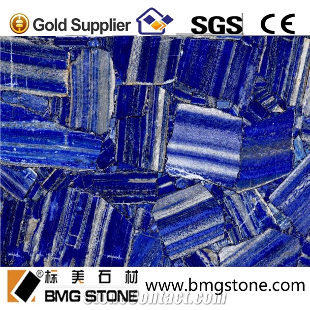 Semi Precious Stone Lapis Lazuli Blue Table Top