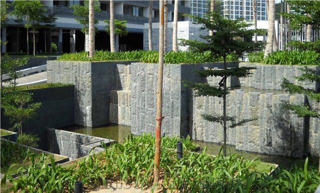 Bluestone Basalt Wall Cladding for Landscape Construction China Black Basalt Tile & Slab