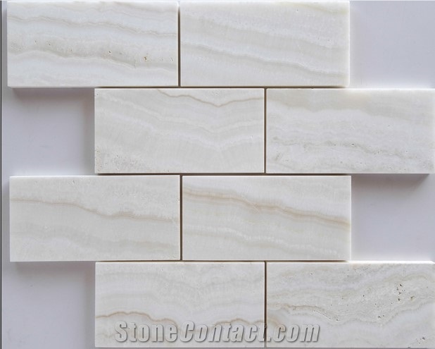 Chinese White Onyx Mosaic Tiles