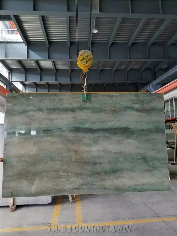 Imperial Green /Gaya Quartzite Slabs & Tiles, Brazil Green Quartzite
