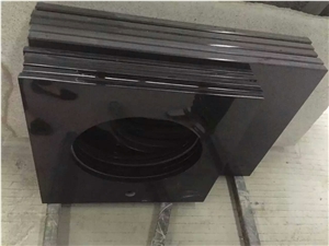 Wholesale Mongolian Black Granite Polished Bath Top Vanity Countertop