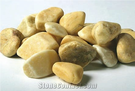 white Marble Pebble Stones, gravels 