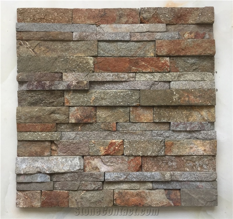 Rusty Quartzite Cement Cultured Stone/Z Cladding/Stacked Stone/ Stone Veneers