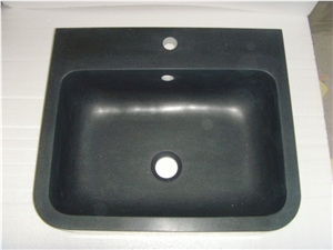 China Blue Limestone Washbasin Wash Bowl Bathroom Sink