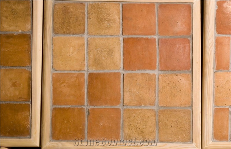 Handmade Terracotta Tile / Antique Tile / Terre Cuite/ Terracotta