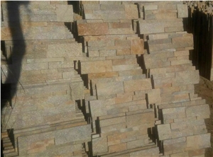 Rustic Quartize Veneer Wall Tile Culture Stone Wall Panel Ledge Stone