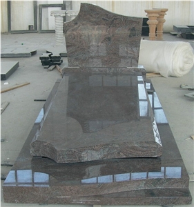 Paradiso Granite Full Monument and Tombstone