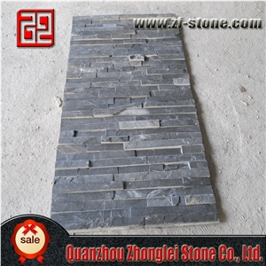Chinese Natural Black Stone Cultured Stone Landscaping Slate Rock