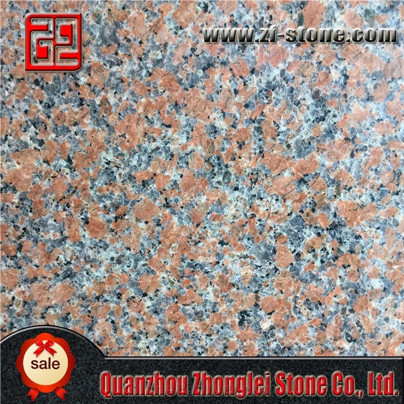 G562 Chinese Natural Maple Red Granite Outdoor Floor Tiles