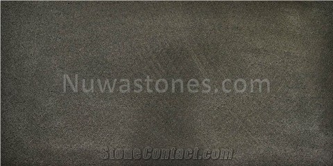 Dark Gray Basalt Tile (Sawn Cut) and Dark Gray Lava Tile (Bush Hammered)