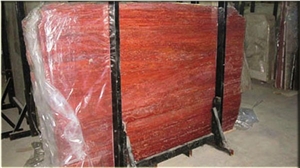 Red Travertine Tiles & Slabs, Polished Travertine Flooring Tiles, Walling Tiles
