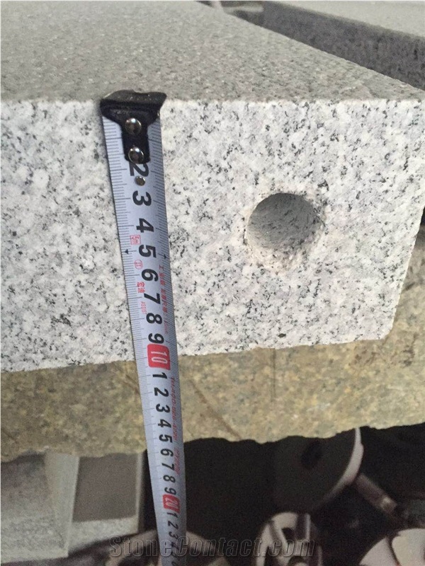 High Quality Bush Hammered Granite G603 Granite Bench