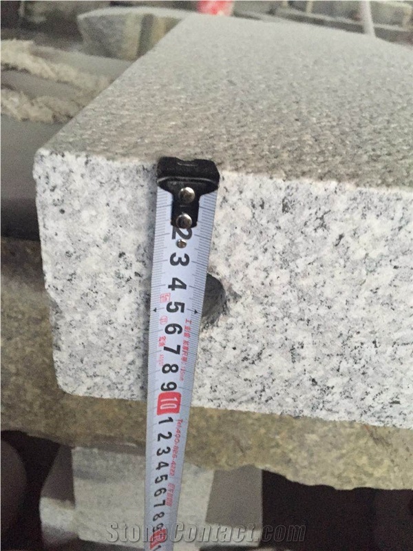High Quality Bush Hammered Granite G603 Granite Bench
