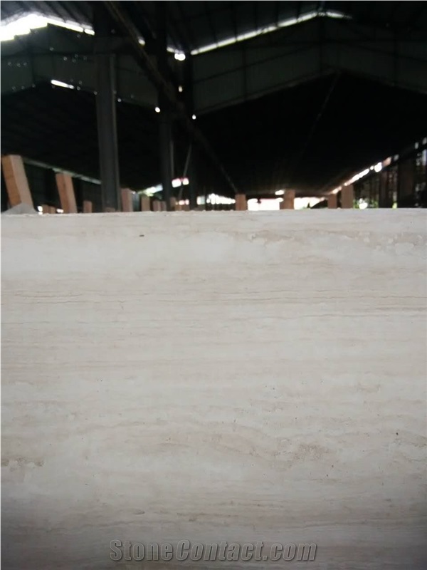 Big Stock Of White Travertine for Sell/Good Quality for White Travertine Tile & Slab/Iran White Travertine