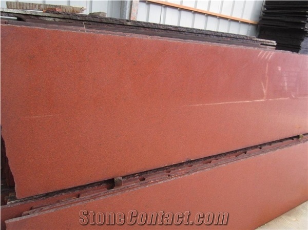 Dyed Red/Own Factory/Red Granite Tile & Slab /Cheapest Price
