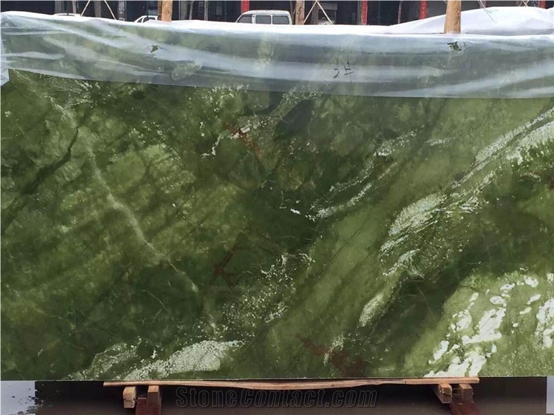 Ming Green/Verde Ming/Green Marble for Slabs and Tiles/Natural Green Stone