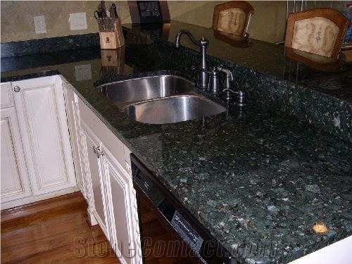 Braizl Granite Verde Butterfly Blue Countertop Worktop Kitchen