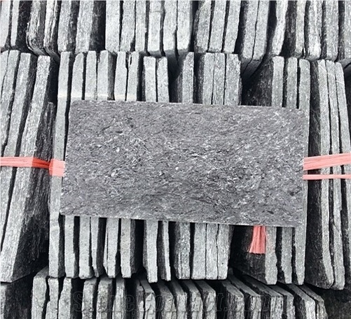 Cheap China Black Quartzite Natural Split Granite Mushroom Stone&Panels,Mushroom Wall Cladding,Mushroomed Stone