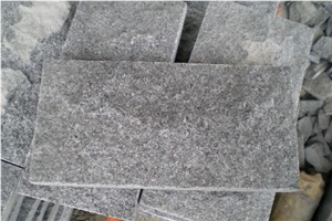 Cheap China G654 Granite Natural Split Face Granite Mushroom Stone&Panels,Mushroom Wall Cladding,Sesame Black Granite Mushroomed Stone
