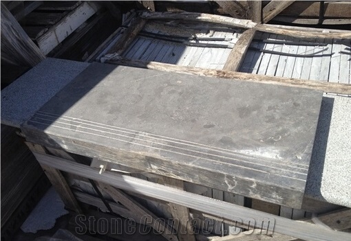 Cheap China Natural Stone Grey Limestone Honed Step&Stair,Tread,Riser