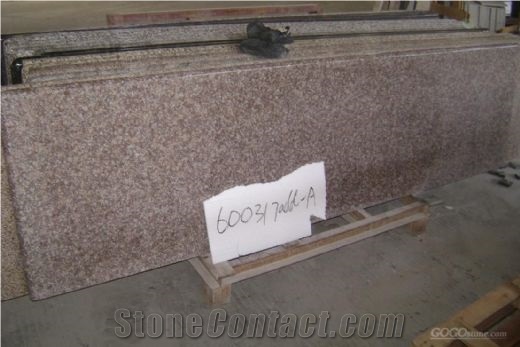 China Granite G687 Countertop,Worktop,Kitchen Countertop,Custom Countertop,China Peach Red Countertop
