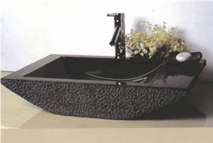 Natural Stone Sinks,Basin,Abosolute Black Granite Sinks&Basin,Shanxi Black Sinks,China Black Sink