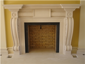 Yellow Sandstone America Fireplace Mantel,Fireplace Decorating,Surround,Hearth,North Euro Fireplace