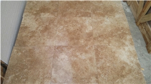 Toscana Tumbled 40x60x3 cm Tiles, Ready Stock - Immediate Shipment, Brown Travertine Floor Covering Tiles