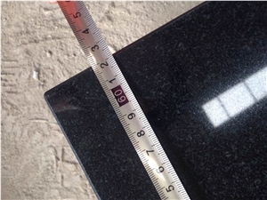China Hebei Black Granite,Polished Tiles&Slabs,Flamed,Bushhammered,Cut to Size