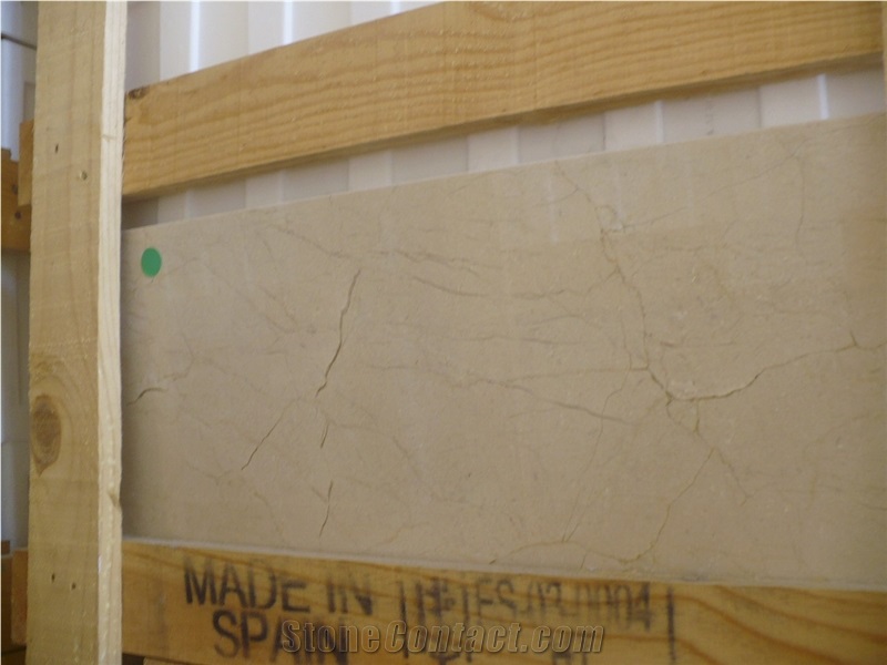 Crema Marfil Marble 61x30,5x1 cm Polished Tiles, beige marble flooring tiles Standard Range