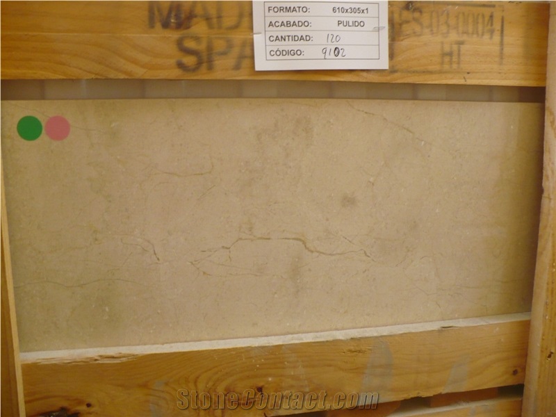 Crema Marfil Marble 61x30,5x1 cm Polished Tiles & slabs,  beige marble Commercial Range