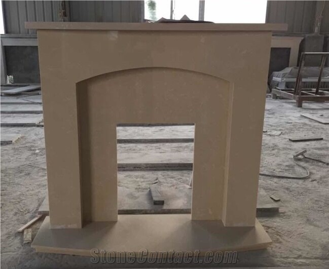 Beige Artificial Stone Fireplace Samples 20 Off Fuzhou Mastone