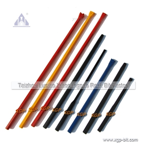 Rock Drilling Steel Integral Drill Rod with Chisel Bit for Mining and Quarrying