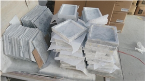 2016 Polisded White Italy Carrara Marble Tray Marble Cheese Tray/Board