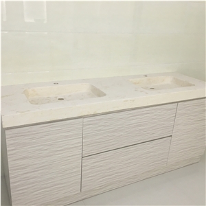 Beige Quartz Rectangle Sink