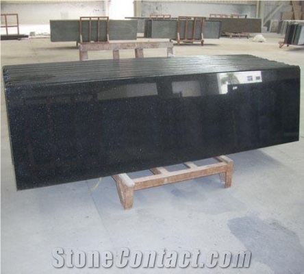 Black Galaxy Granite Tile & Slab Wholesale, India Black Granite