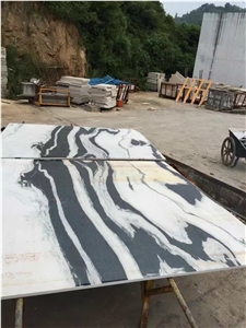 China Panda White Marble Tiles