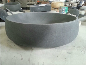 Grey Granite Round Wash Sink, G654 Grey Granite Sinks & Basins
