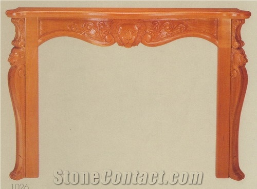 Hot Sale French Style Fireplace-Rsc022 China Brown Marble