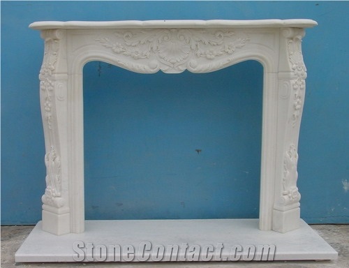 Indoor French Style Fireplace-Rsc012 Marble