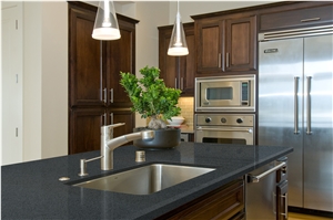 Quartz Stone Kitchen Countertop Black Quartz Stone Kitchen Island Tops