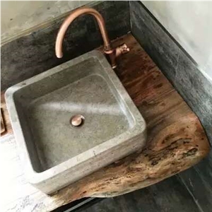 Natural Square Stone Sink