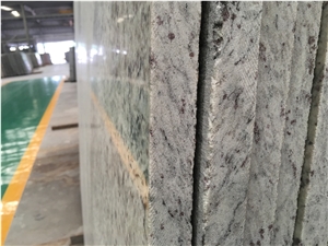 River White Granite Slabs, India White Granite Machine Cutting Tile Panel for Hotel Bathroom Floor Covering