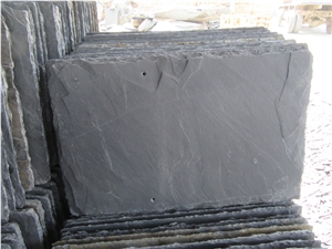Black China Black Slate Fish Scales Shap Split Slate Roofing Tiles
