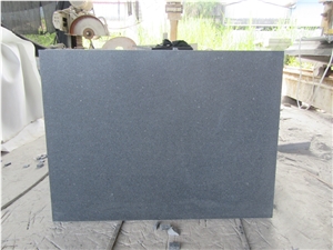 China Dark Grey Grantie G654 Flooring Tiles Honed Surface, Pangda Dark Granite Tiles, Sesame Black Granite Tiles, Own Quarry