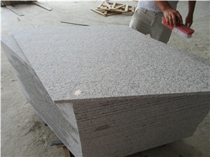 China G655 Flamed Surface Irregular Tiles