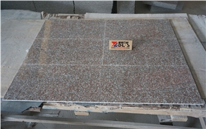 China Golded Brown Granite G648 Thin Tiles Polisehd Surface,Zhangpu Red Tiles & Slabs